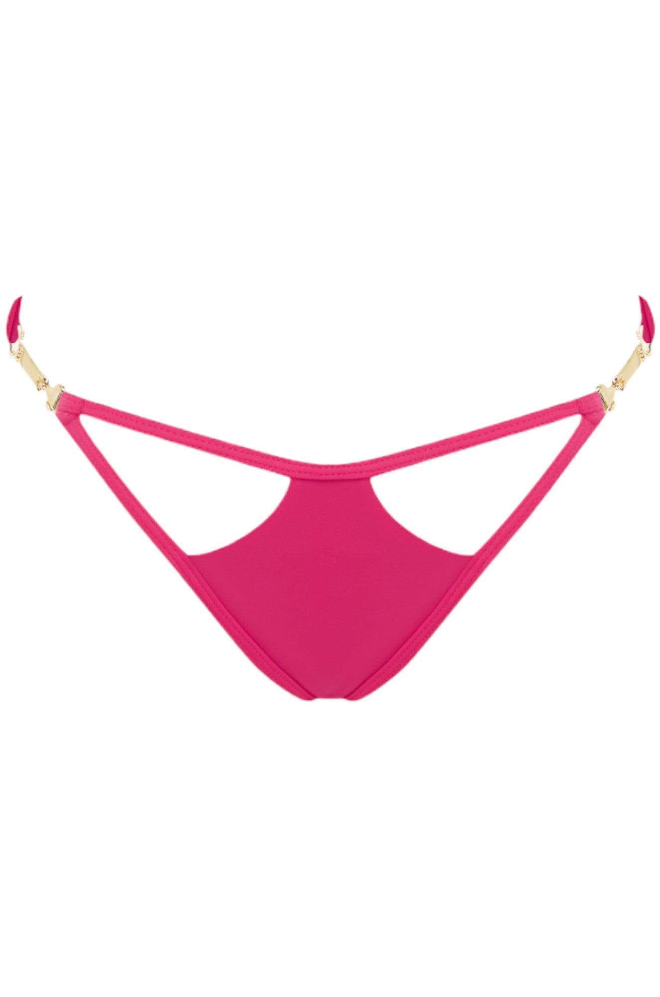 Miami G-String Bikini Bottom - Hot Pink