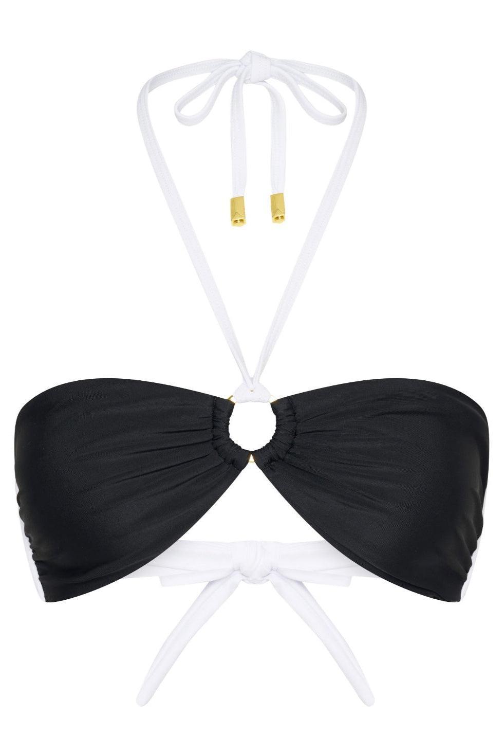 Natadola Bikini Top - Black/White