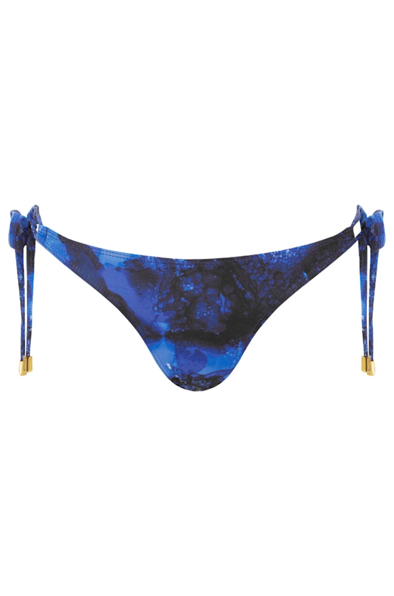 Maui Bottom - Ocean Blue Eco Fabric Brazilian Bikini