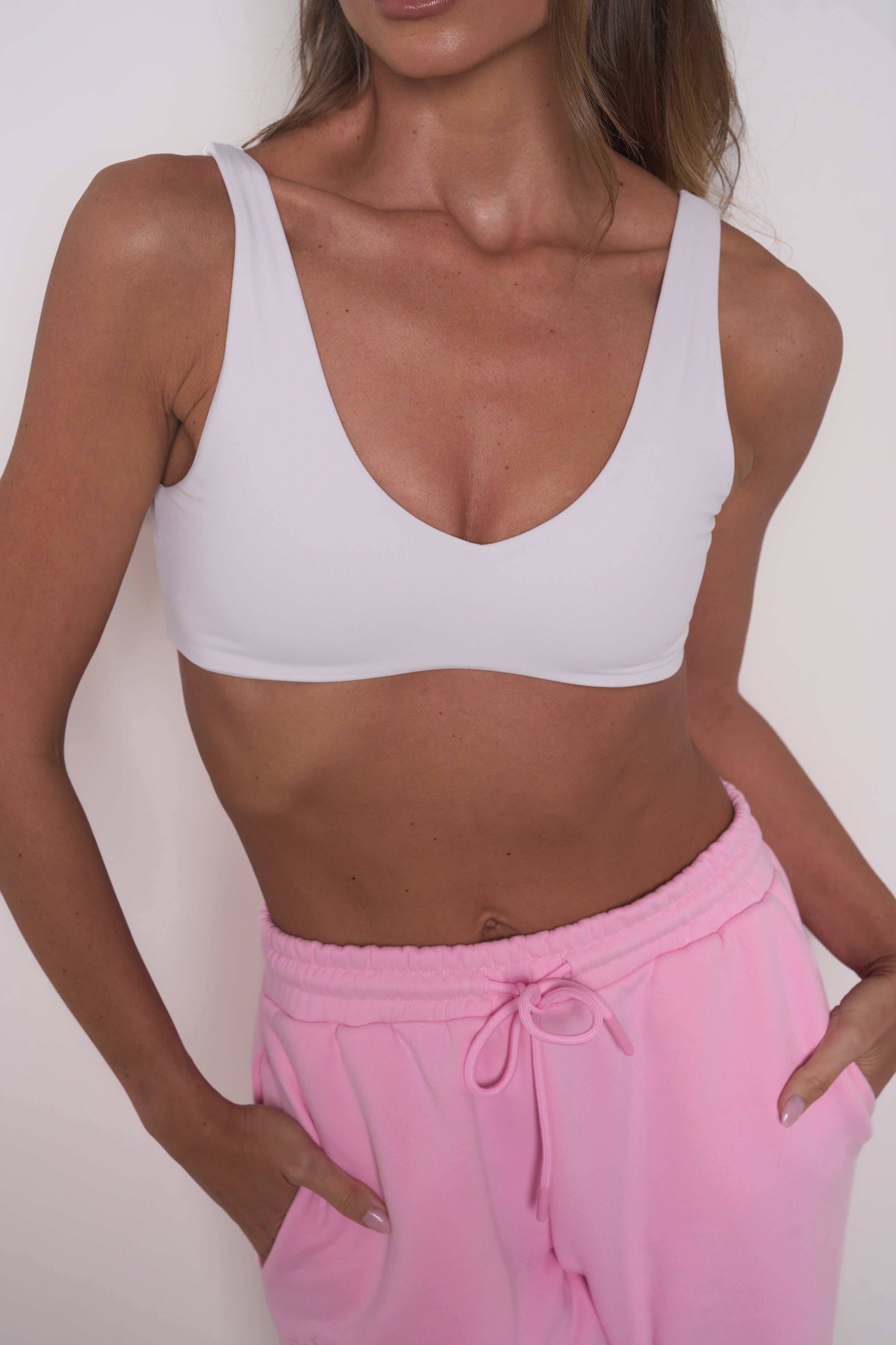 The Essential Crop Top | White