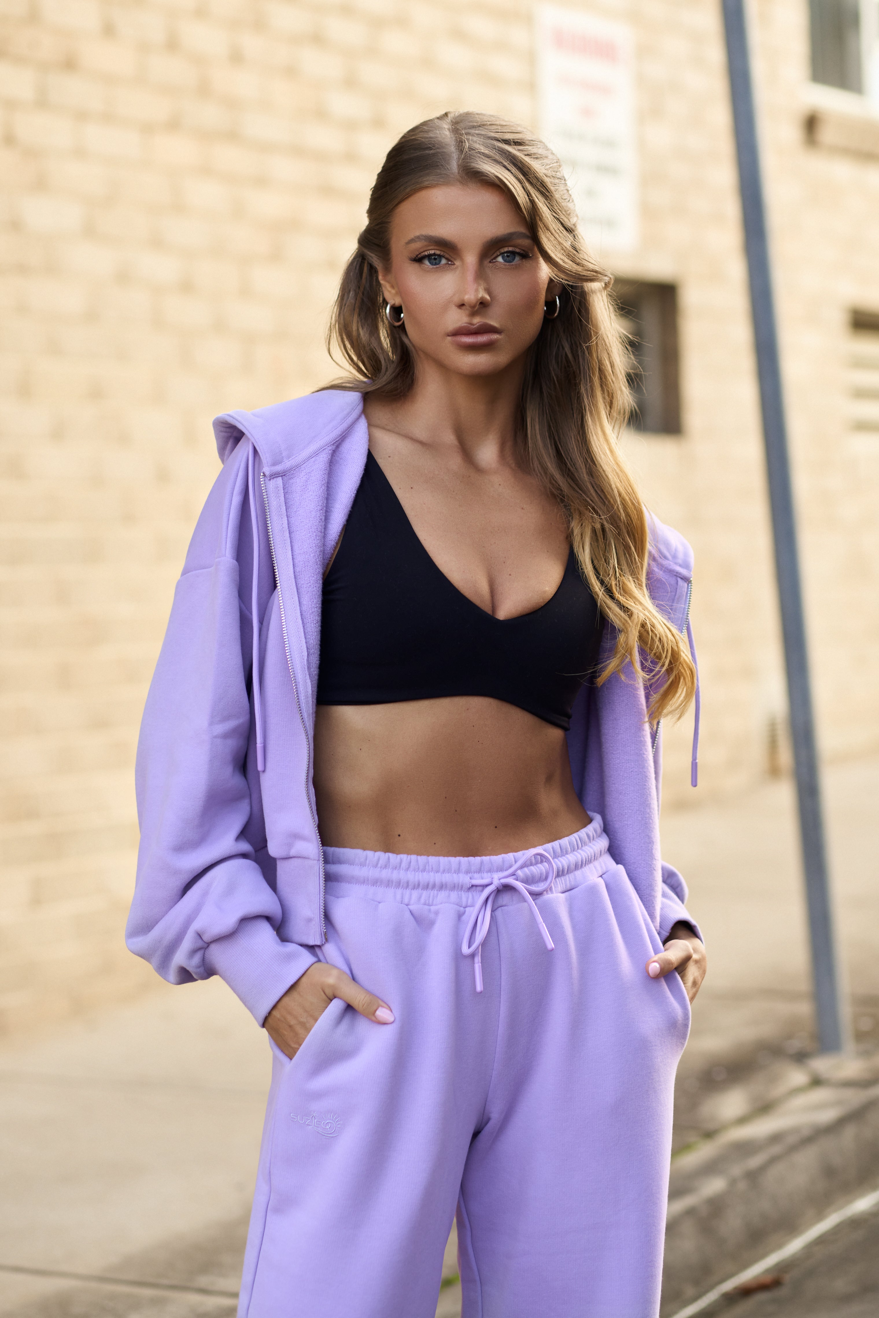 Embrace Track Pants | Blueberry Cheesecake