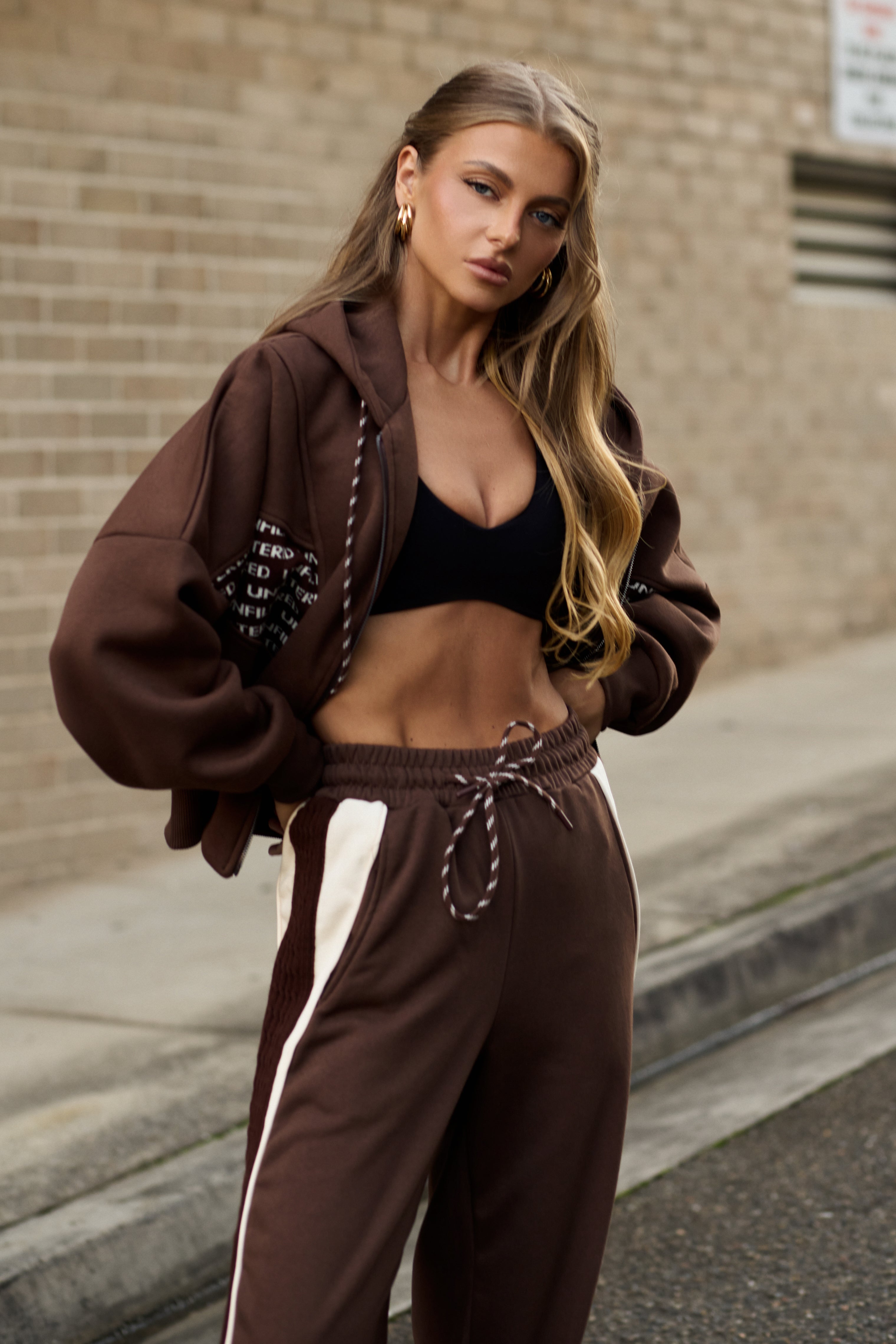 UNFILTERED Track Pants | Chocolate Brown