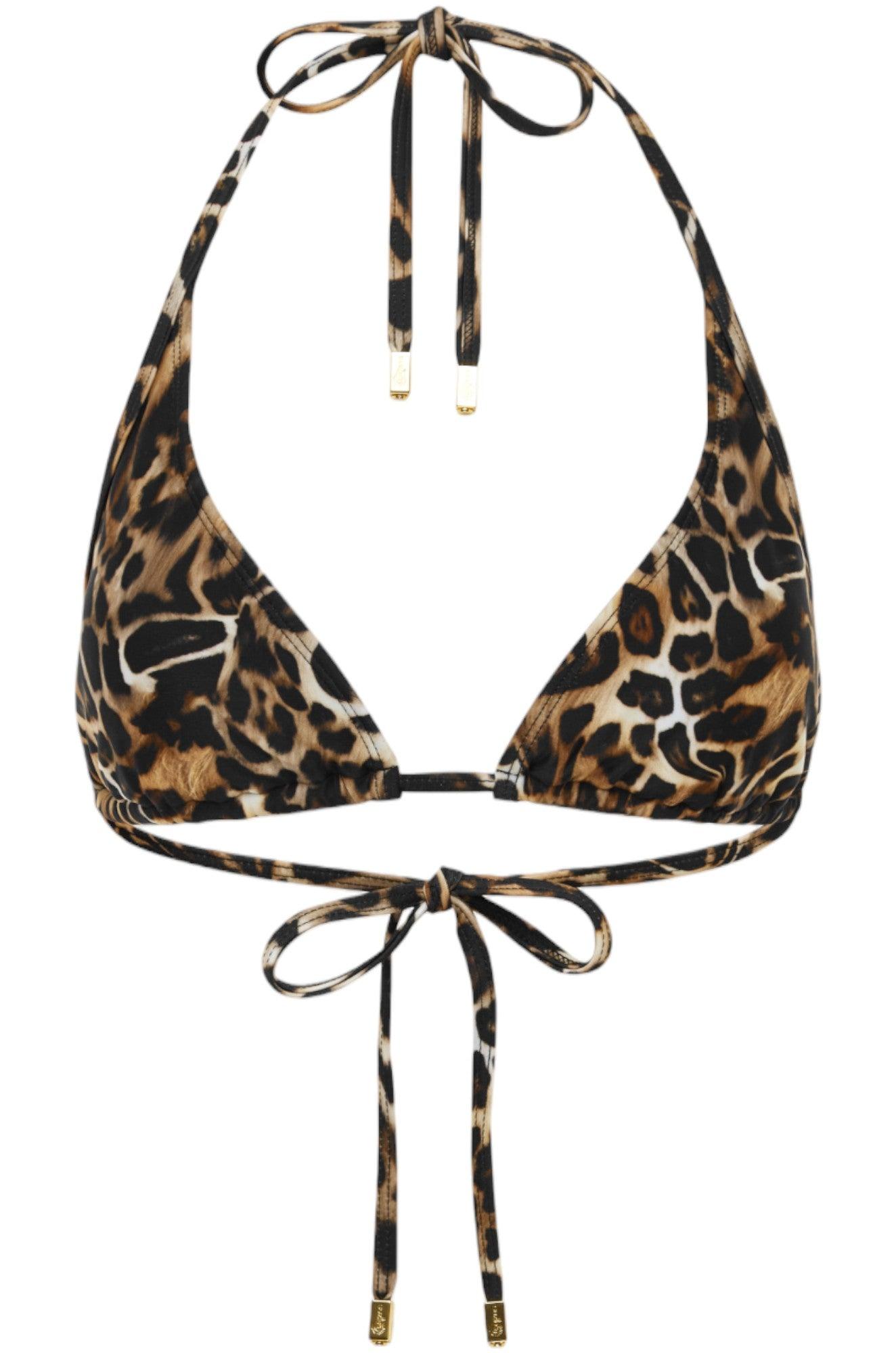 SuzieQ Bikini Top - Leopard Print