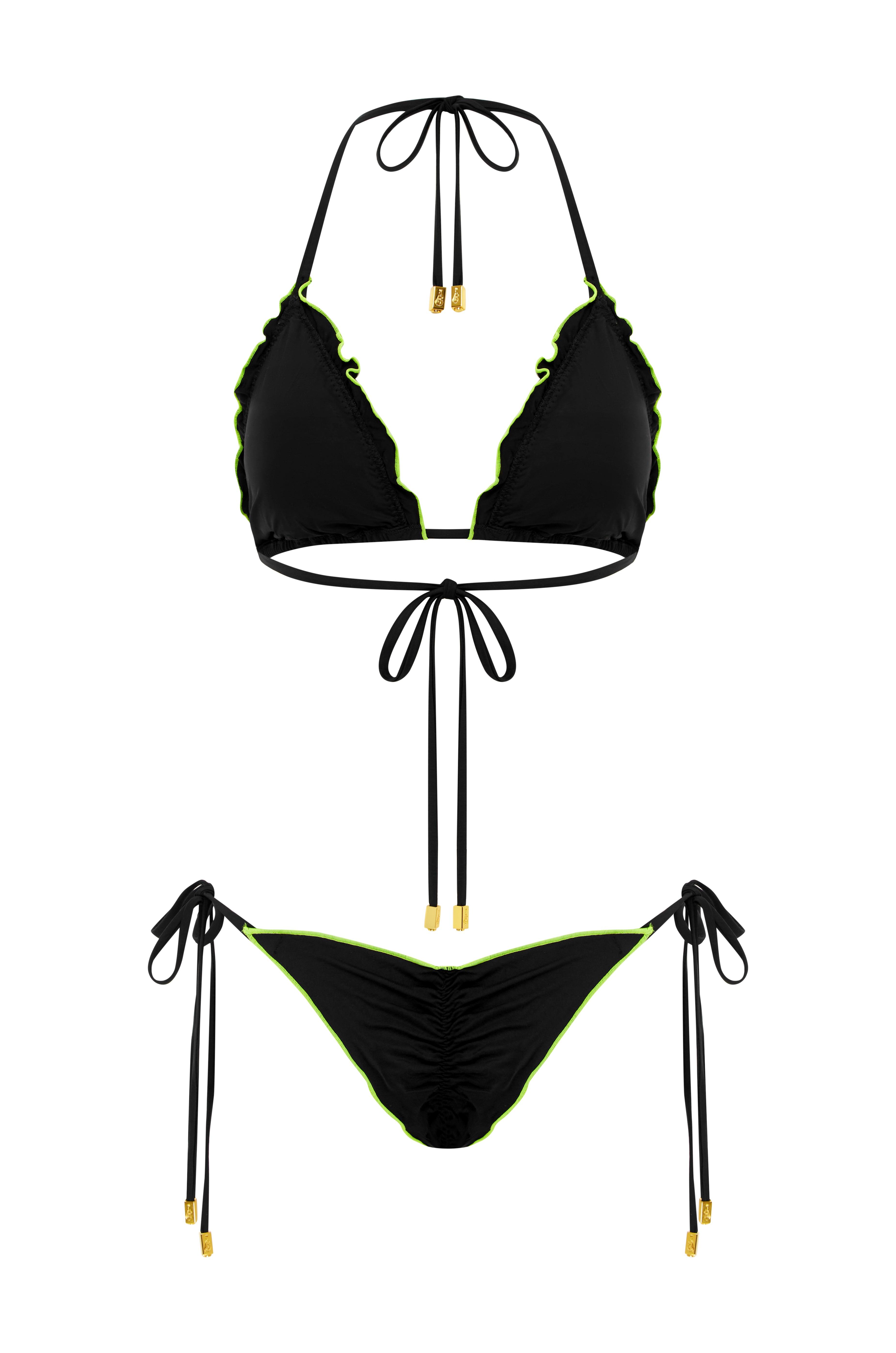 Amalfi Bikini Set - Black