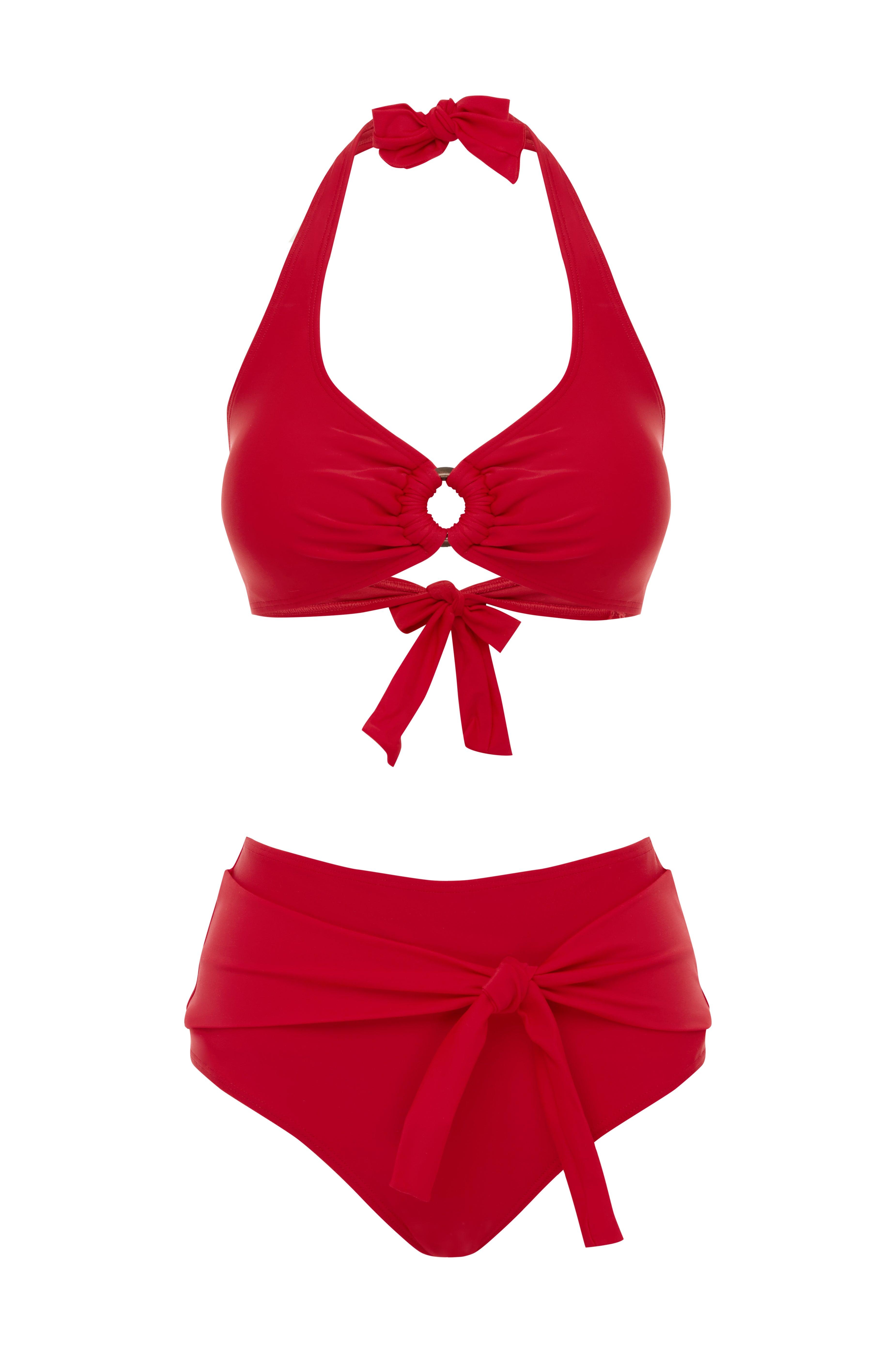 Malibu Bikini Set - Chic Red