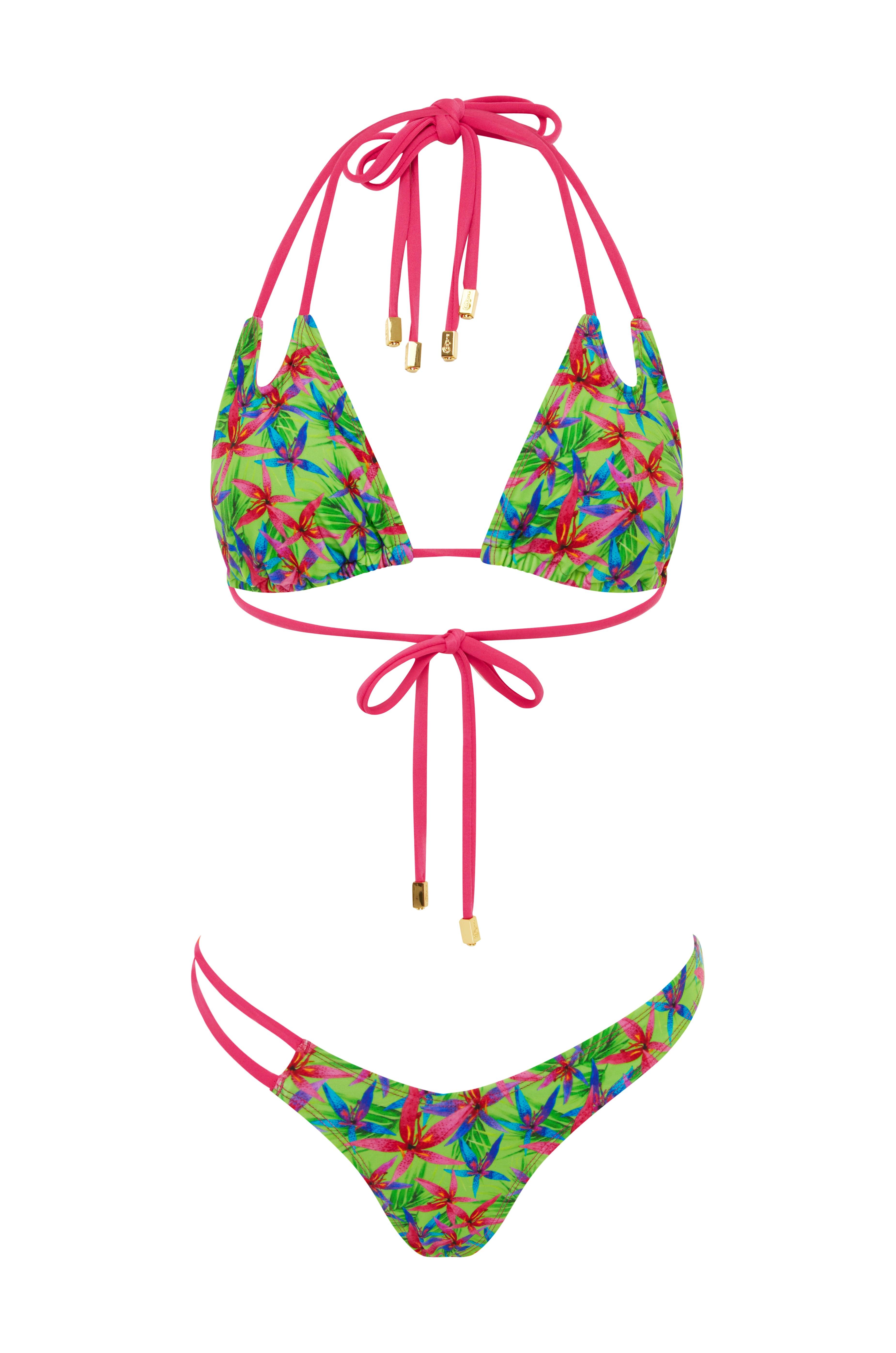 Rio Bikini Set - Tropical Green