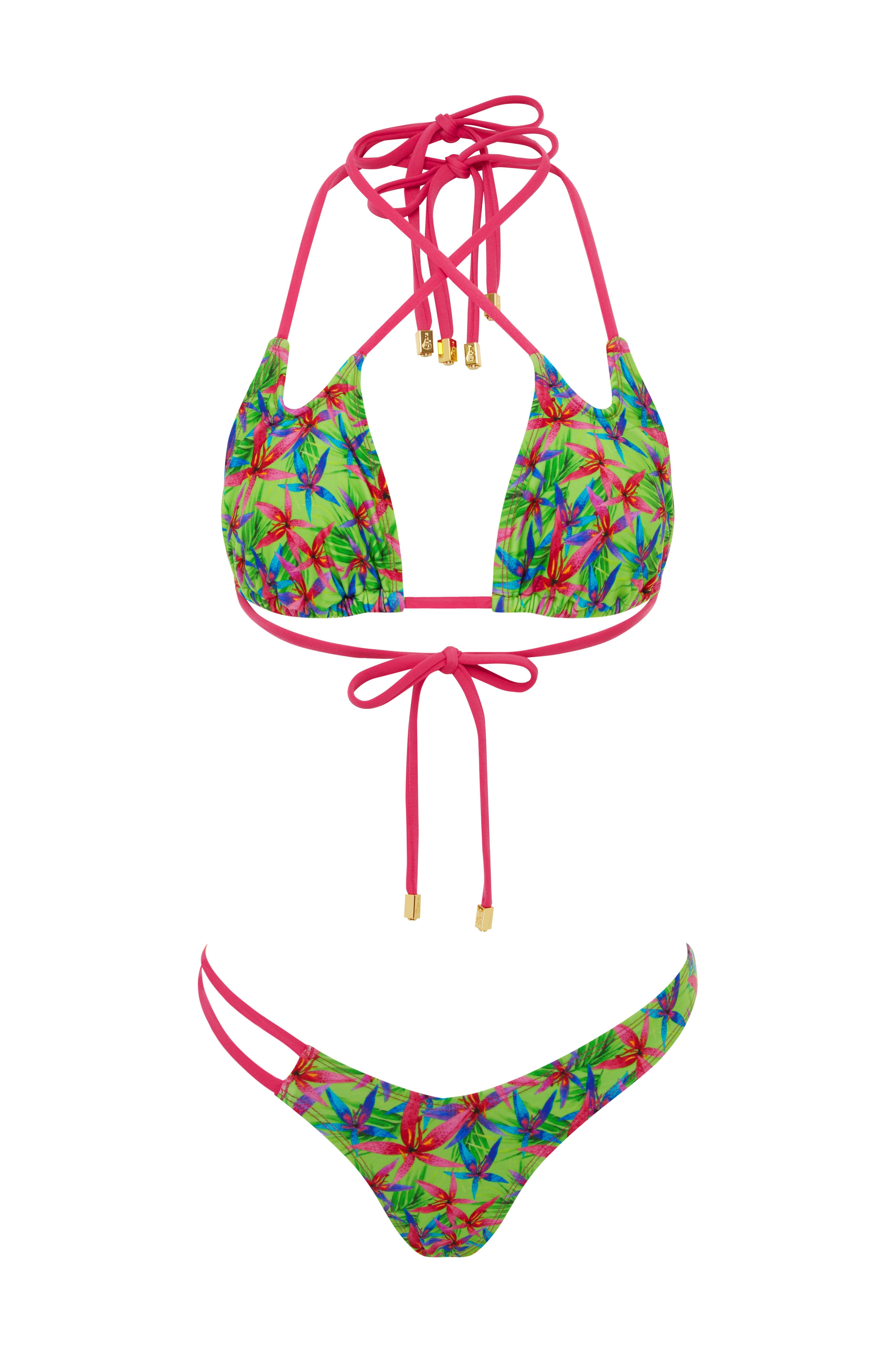 Rio Bikini Set - Tropical Green