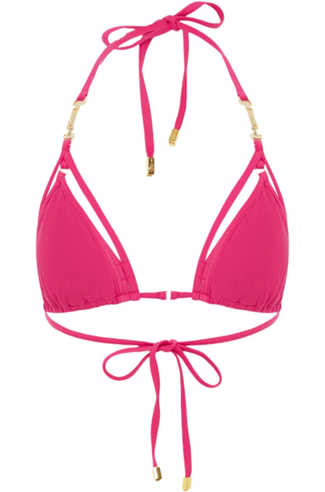 Miami Triangle Top - Hot Pink