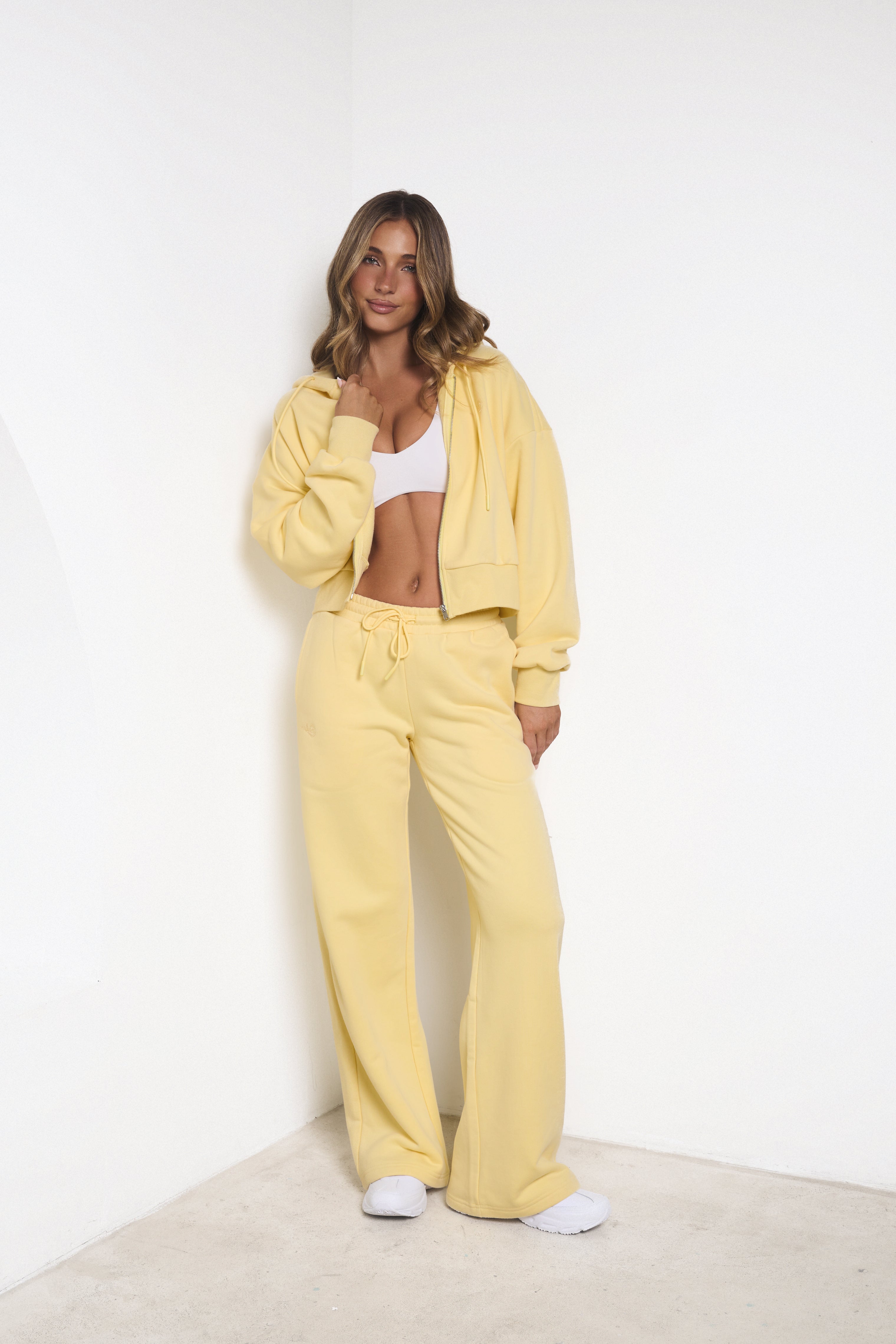Embrace Tracksuit Set | Lemon Butter Yellow
