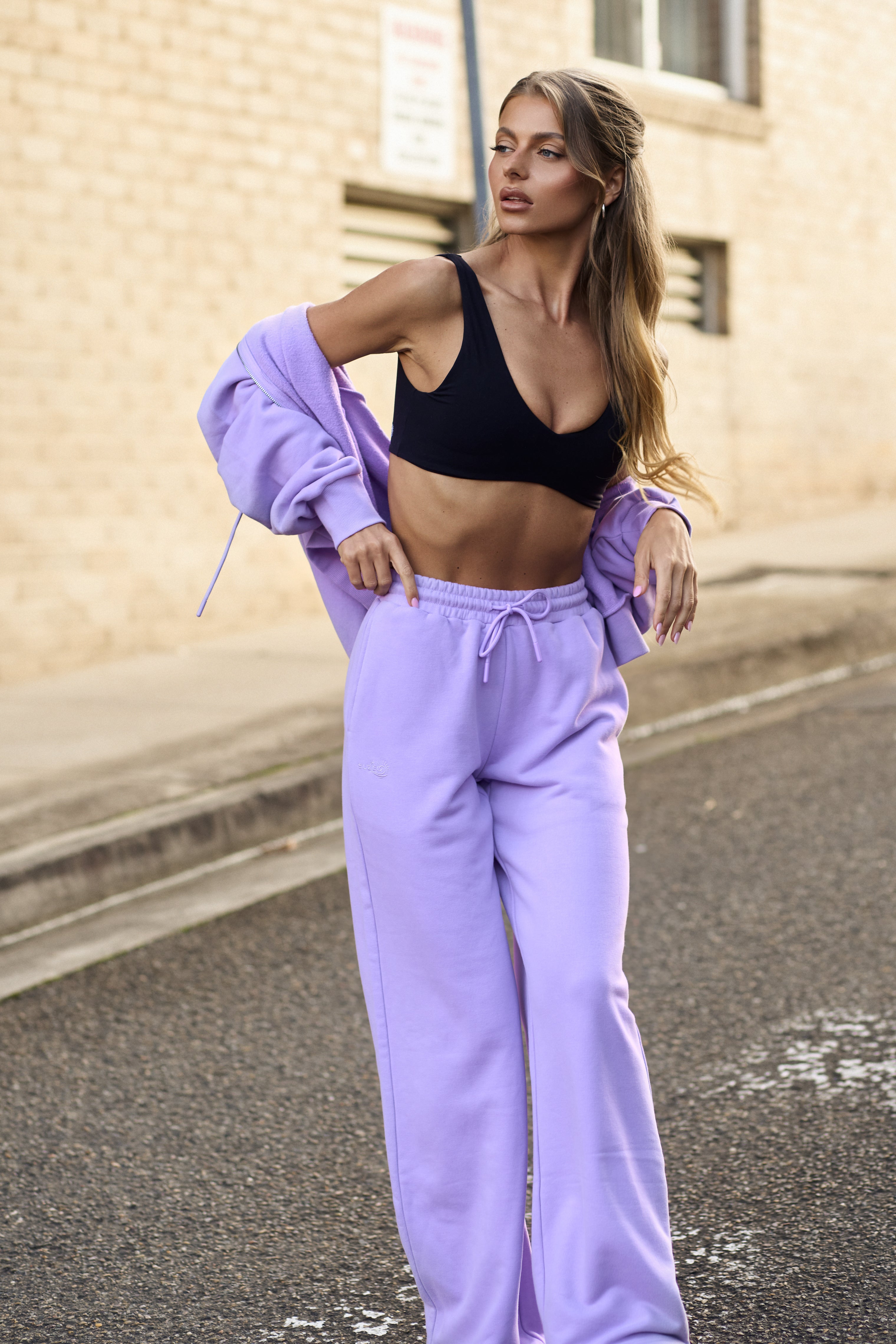 Embrace Track Pants | Blueberry Cheesecake