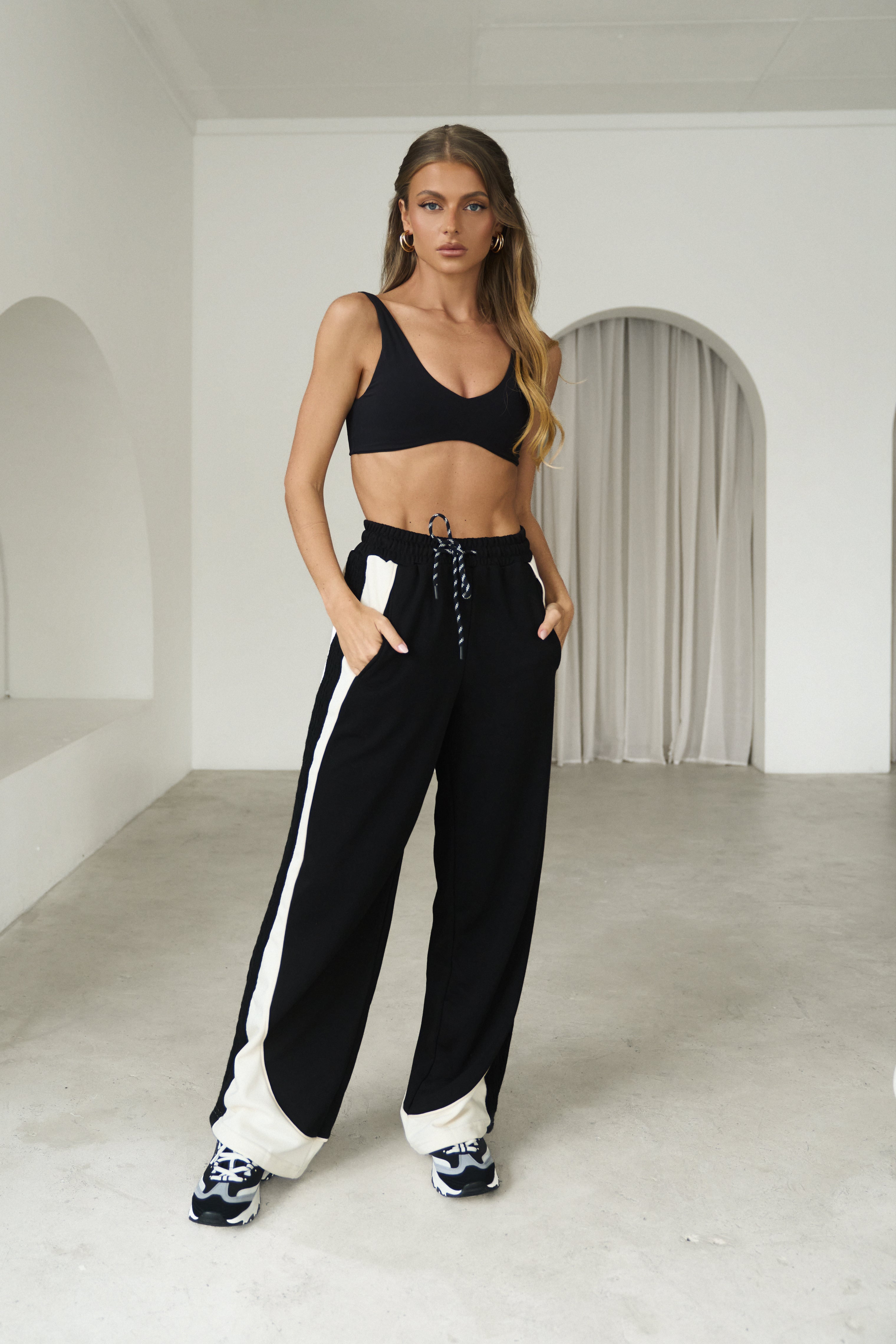 UNFILTERED Track Pants | Black
