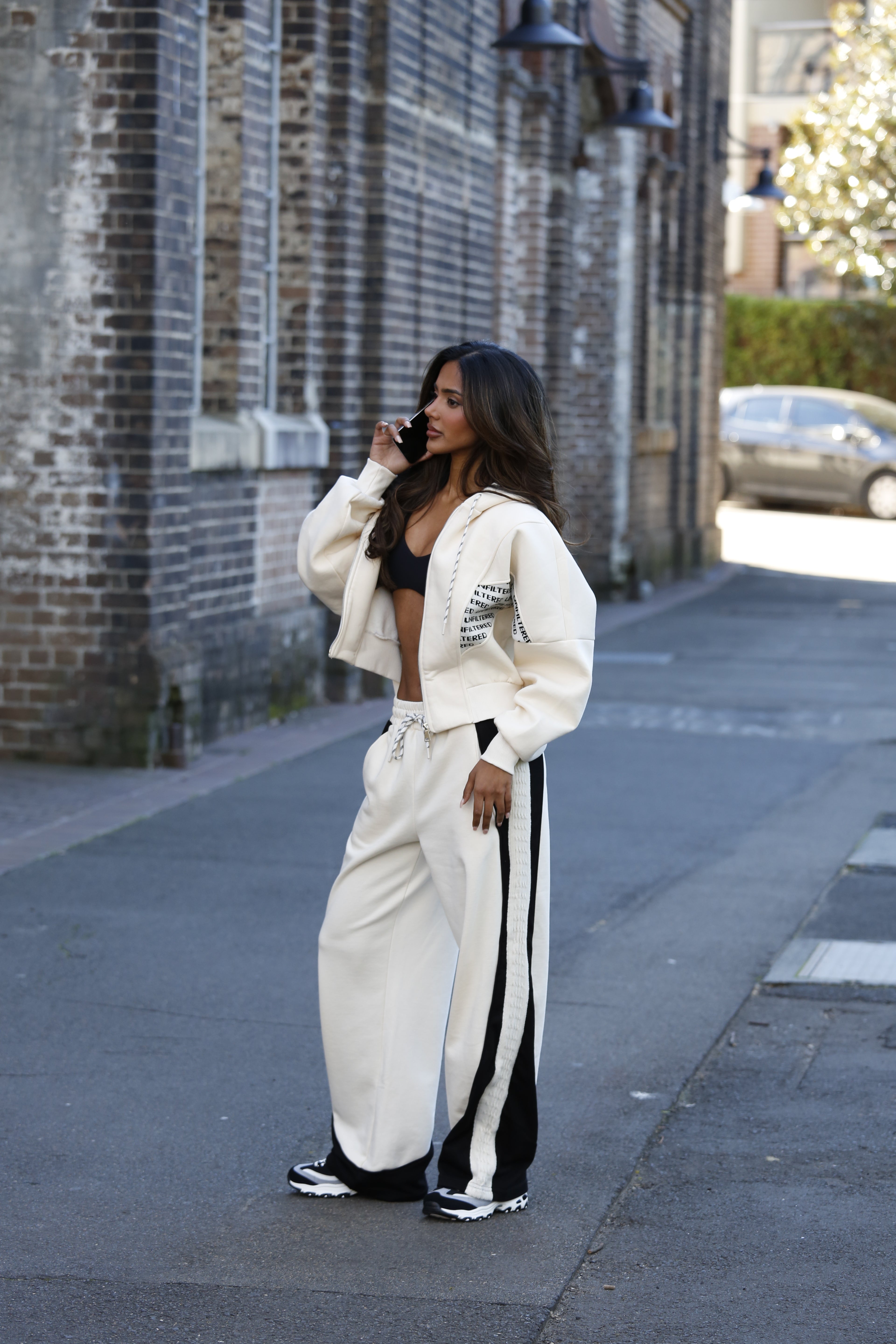 Unfiltered Tracksuit Set | Cream