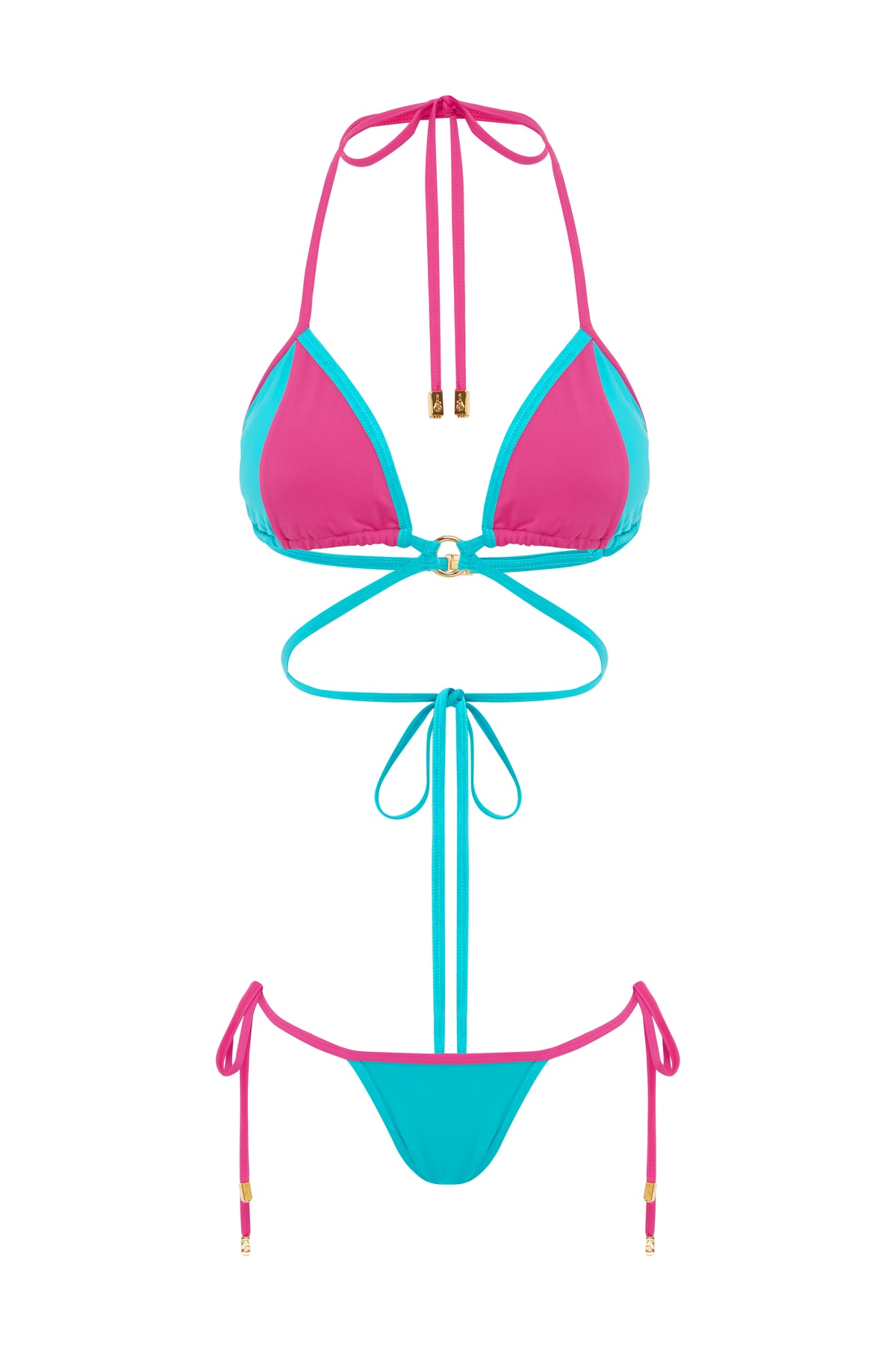 Ipanema Set - Turquoise/Pink