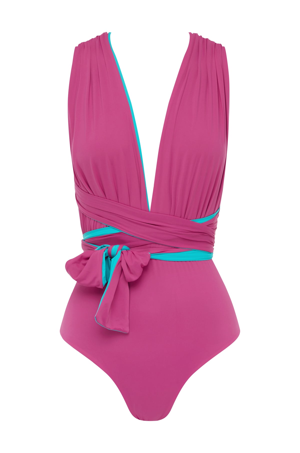 St.Tropez Reversible One Piece - Pink/Turquoise