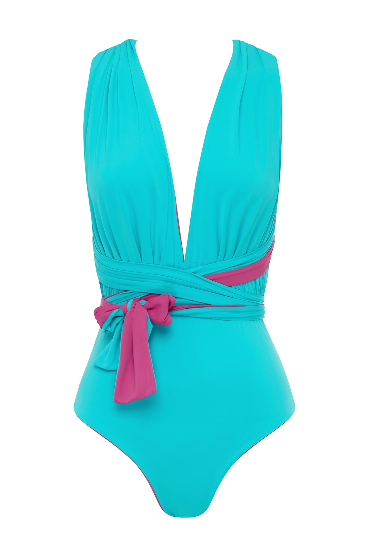 St.Tropez Reversible One Piece - Pink/Turquoise