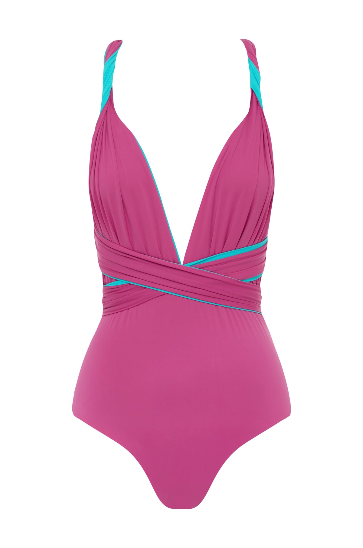 St.Tropez Reversible One Piece - Pink/Turquoise