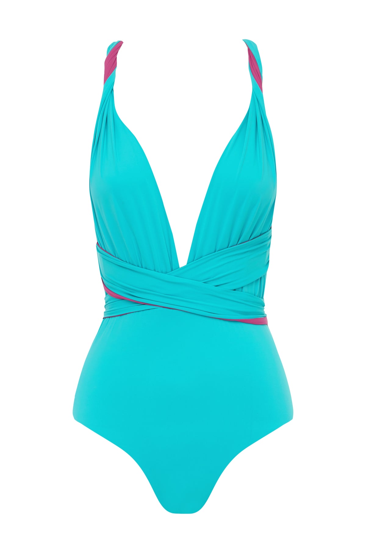 St.Tropez Reversible One Piece - Pink/Turquoise