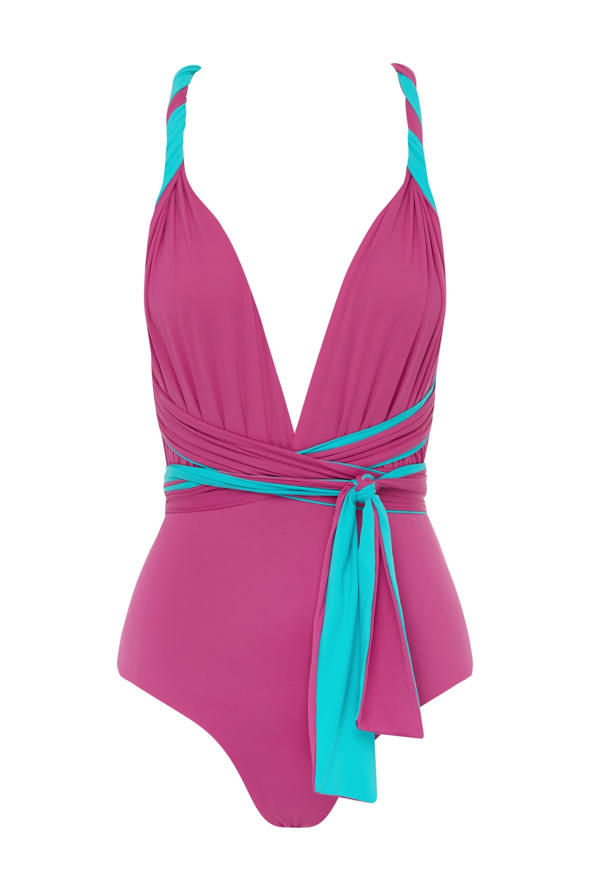 St.Tropez Reversible One Piece - Pink/Turquoise