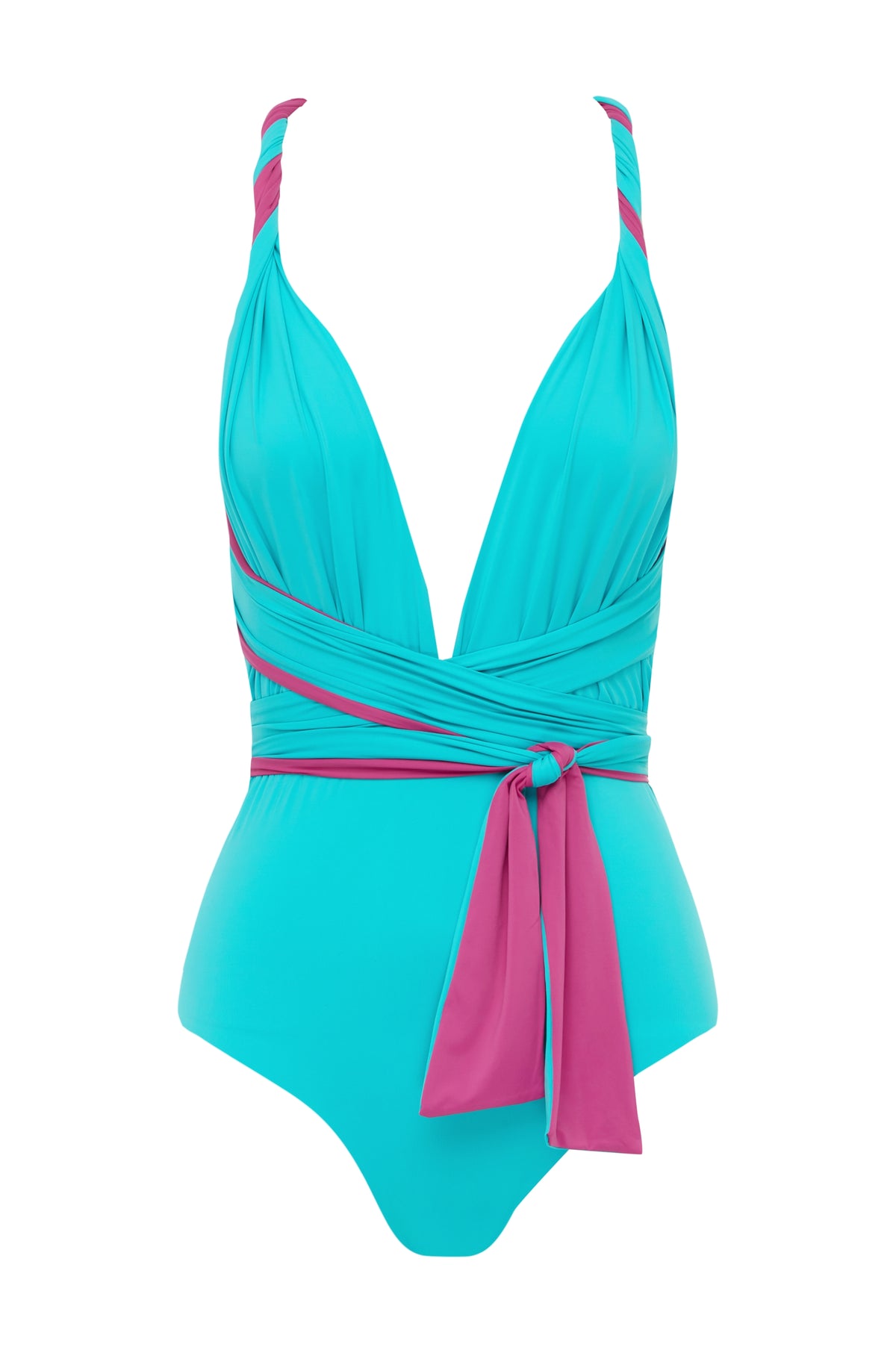 St.Tropez Reversible One Piece - Pink/Turquoise