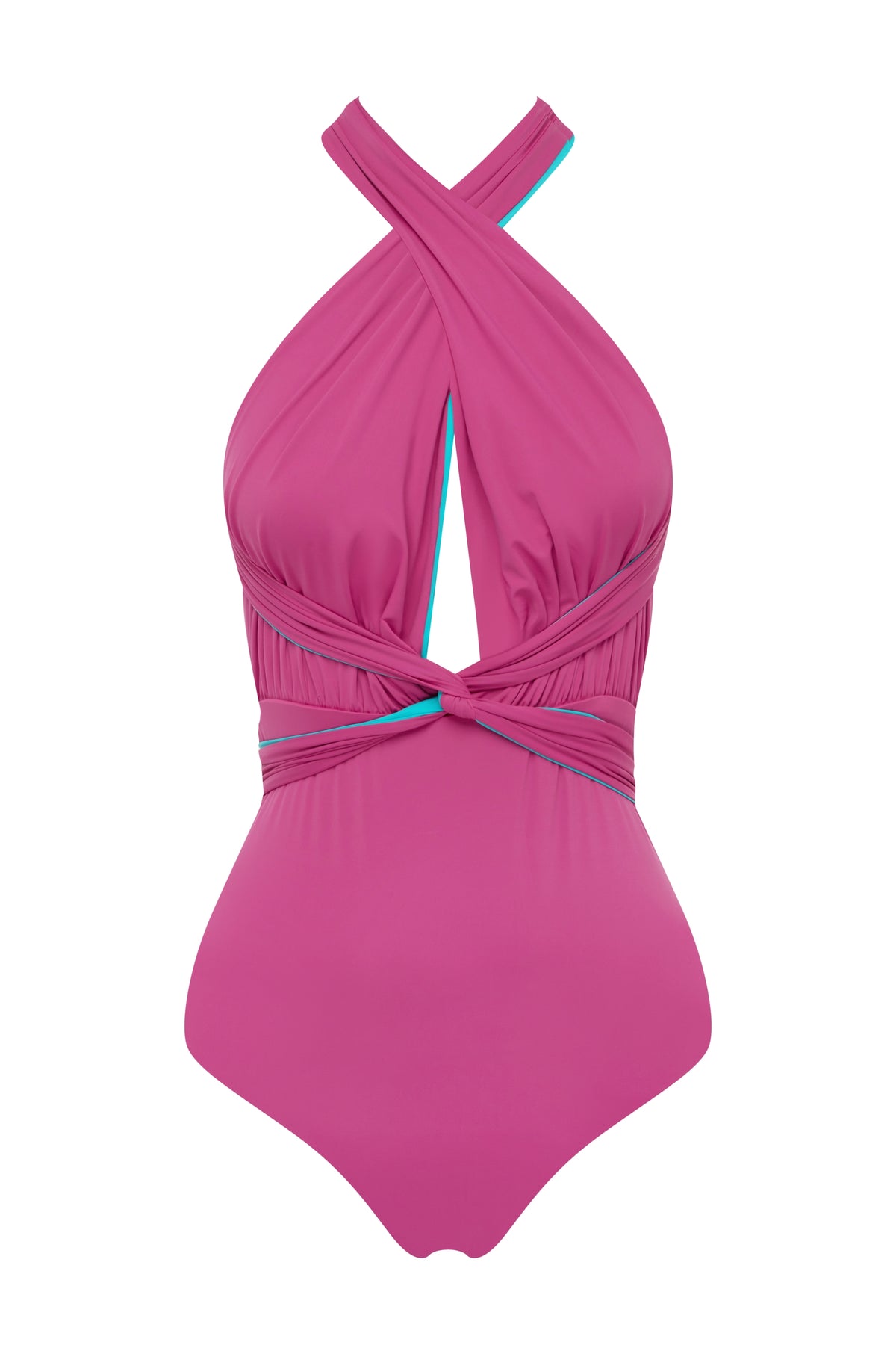 St.Tropez Reversible One Piece - Pink/Turquoise