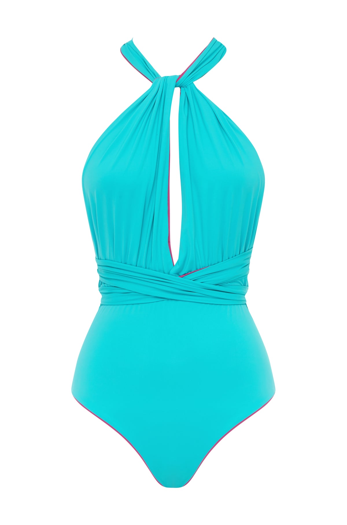 St.Tropez Reversible One Piece - Pink/Turquoise