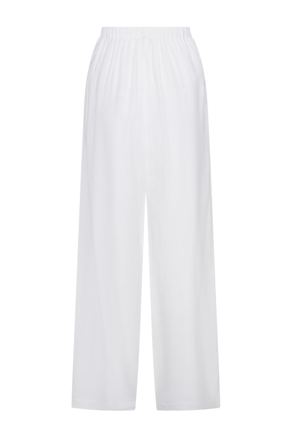 Riviera Wide Leg Pants - White