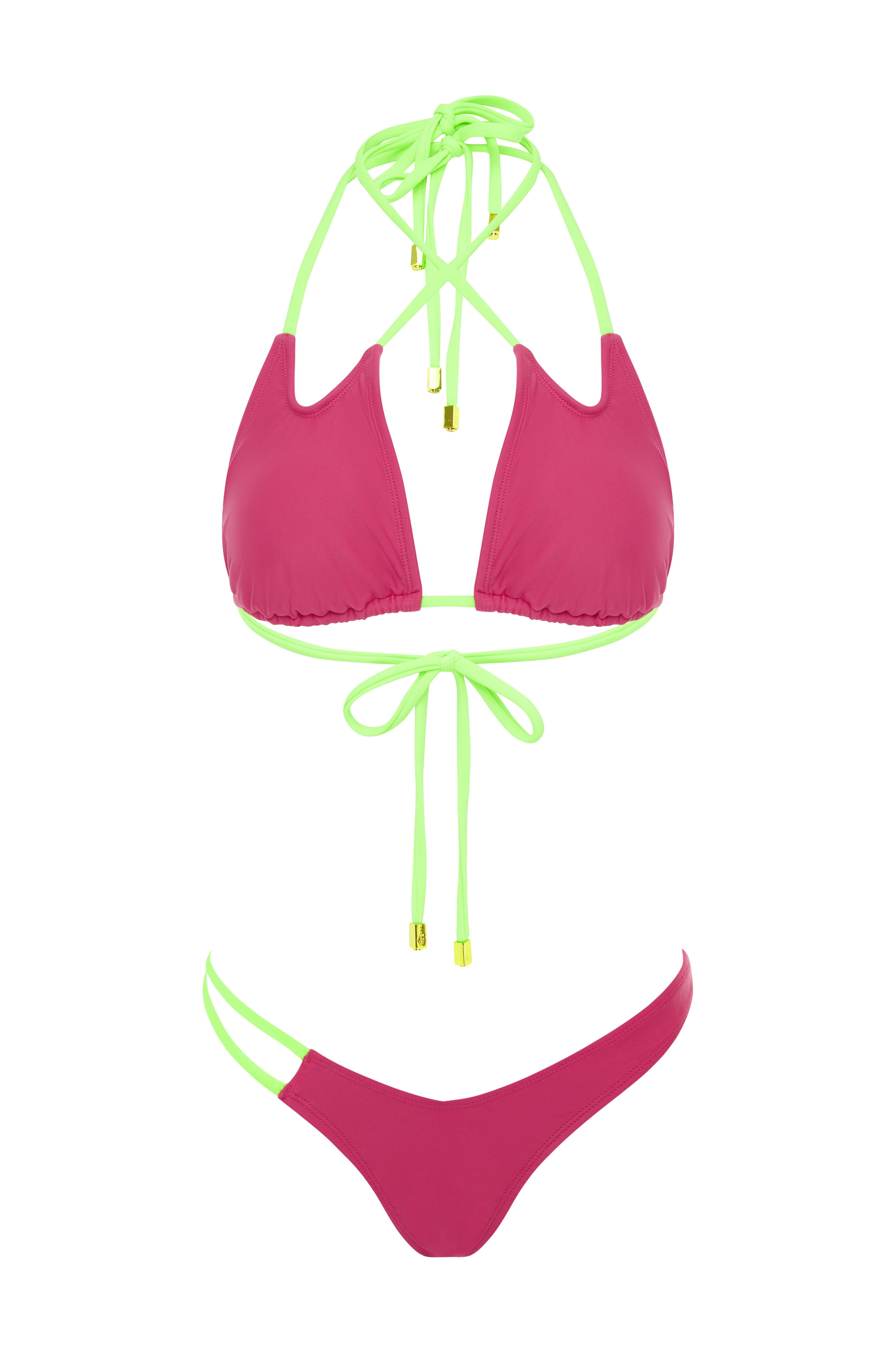 fluro bikini sets