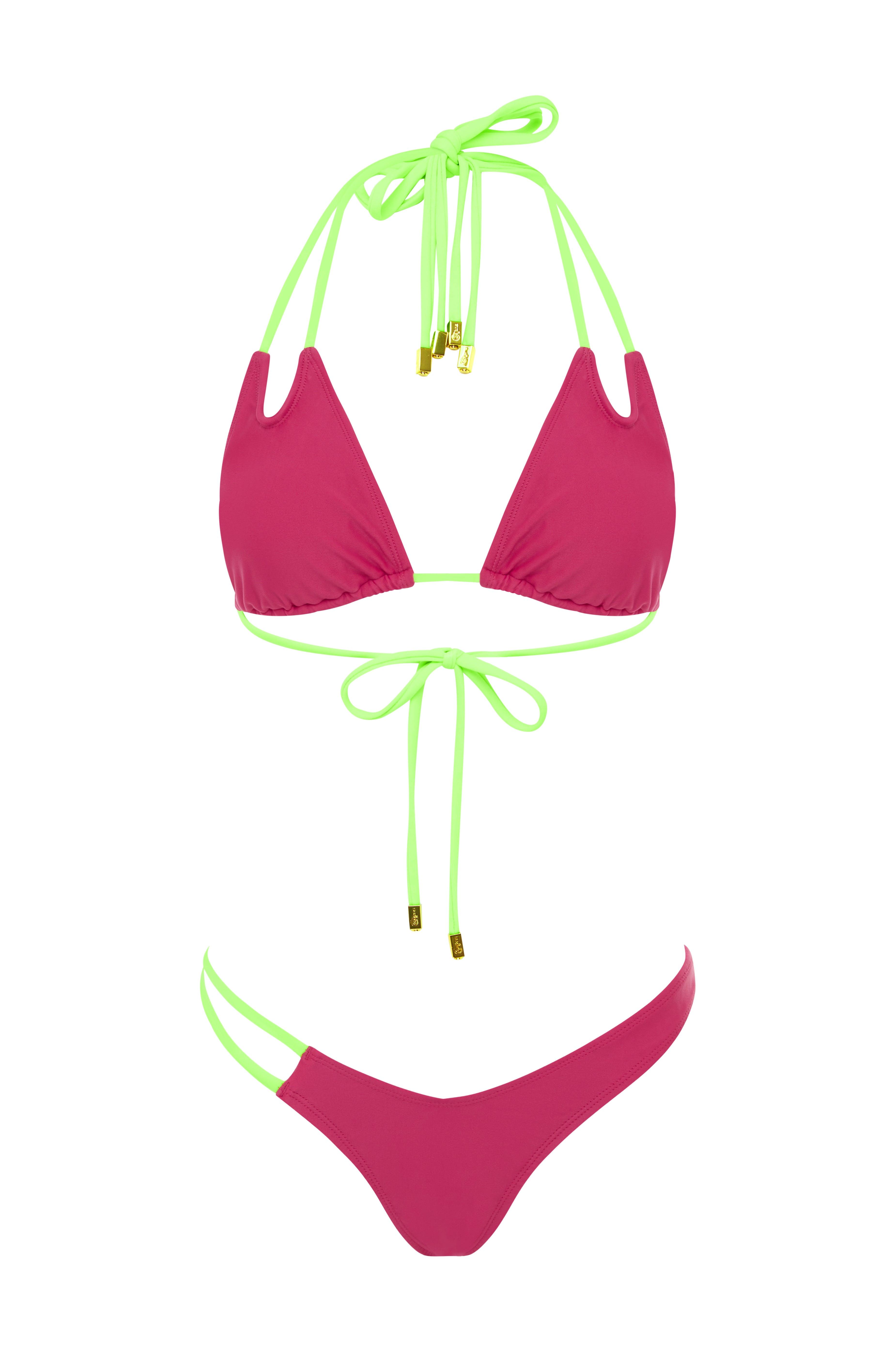 fluro bikini sets