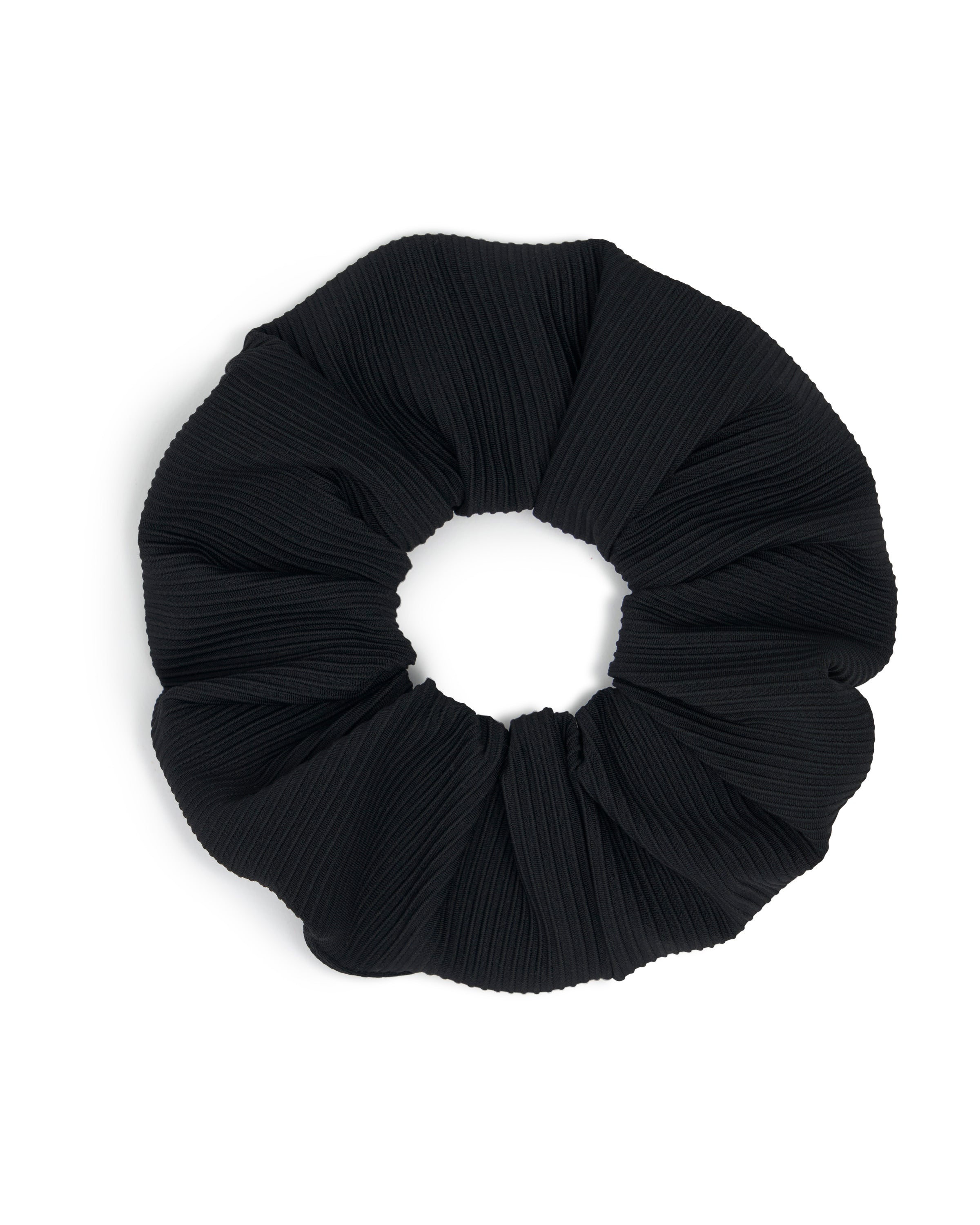 Luxury Hair Scrunchie – Le Noir (Black)