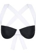 Maldives Underwire Bikini Top - Black/White