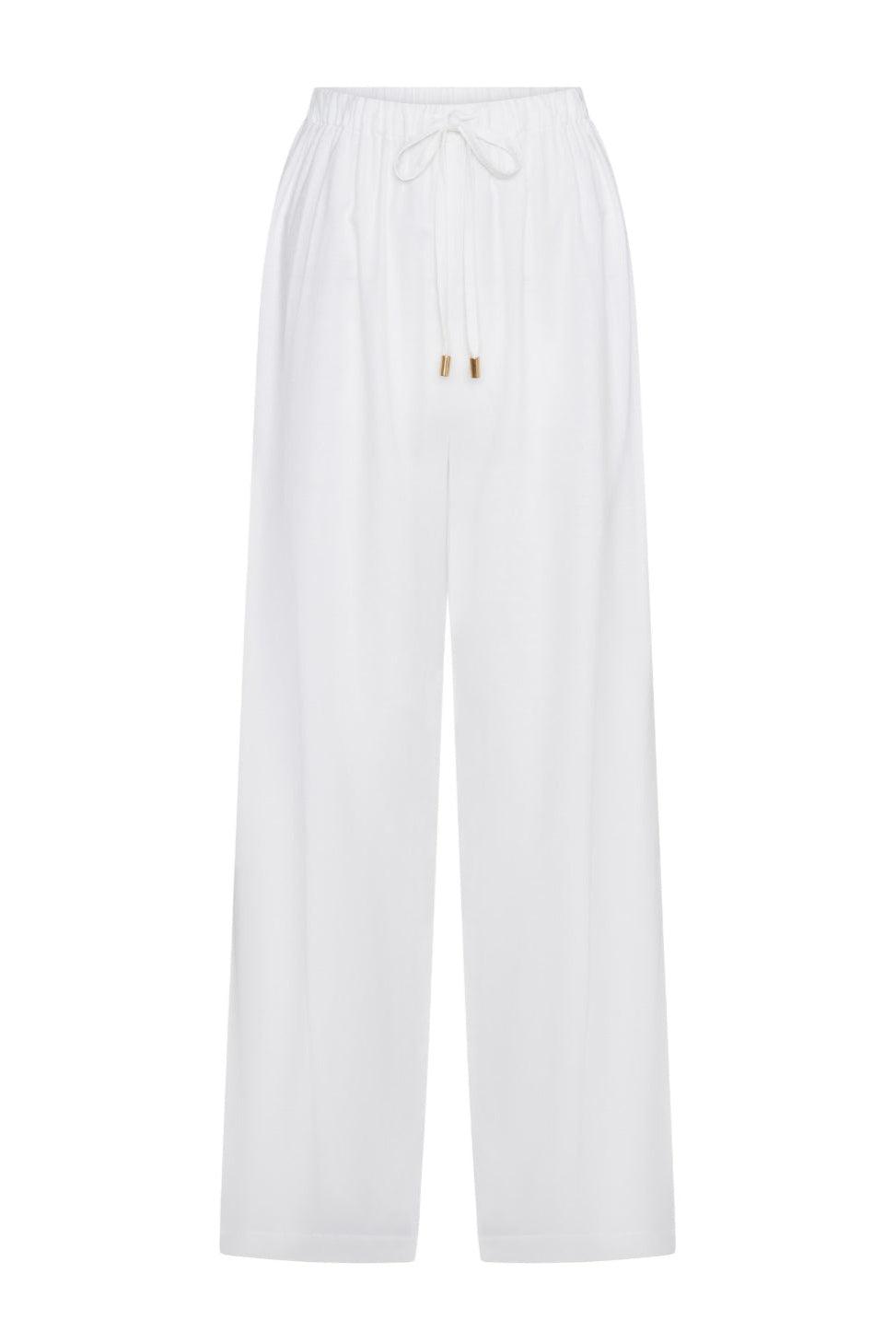 Riviera Wide Leg Pants - White