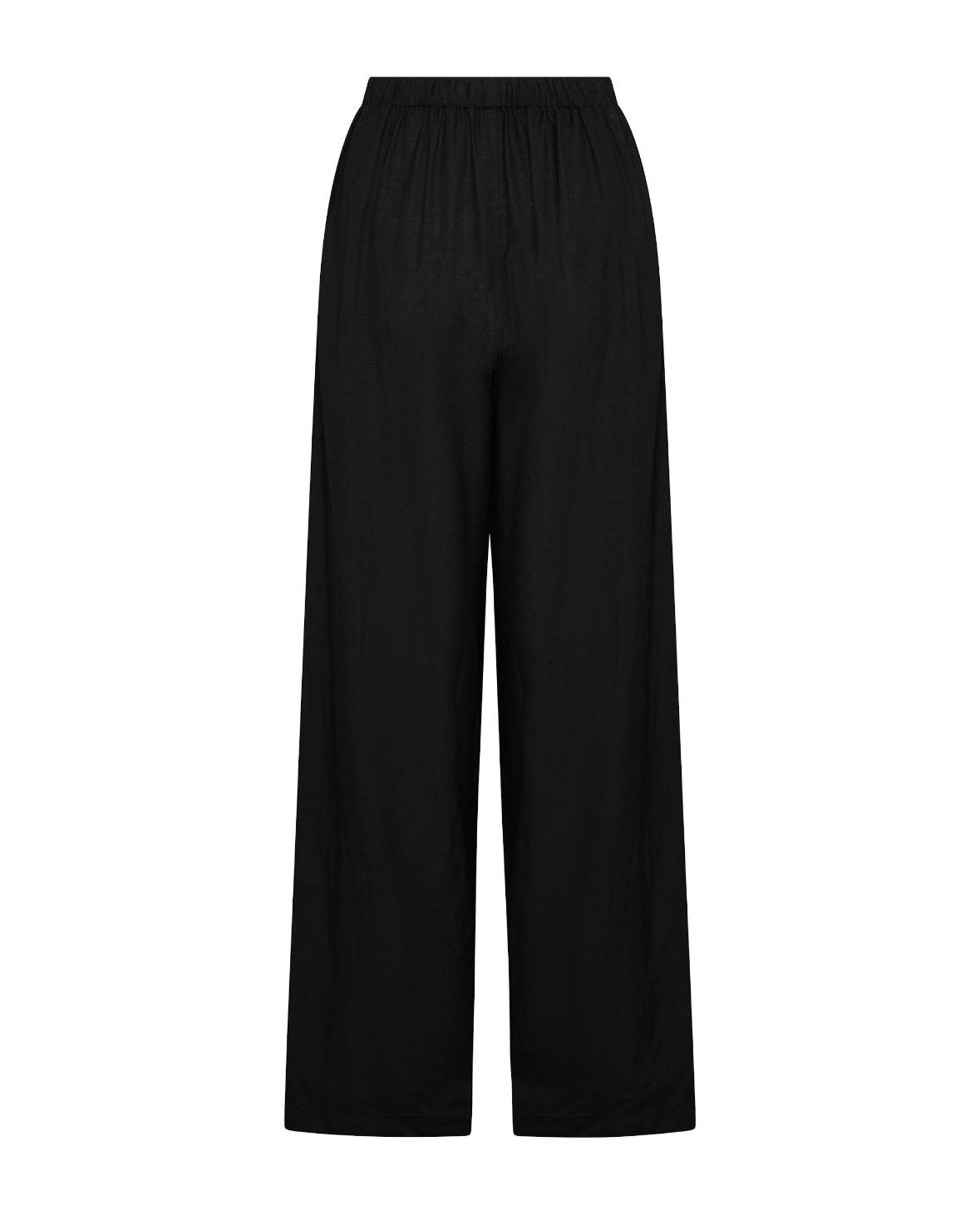 Riviera Wide Leg Pants - Black